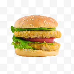 沙拉广告插画图片_面包食品沙拉汉堡
