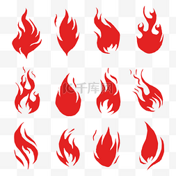 中国风中式传统古典火纹火焰火花