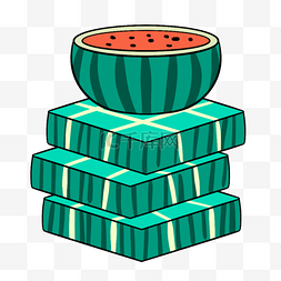 越南春节礼品盒上的西瓜