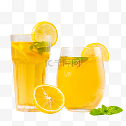 柠檬茶图片_夏日冰饮柠檬茶