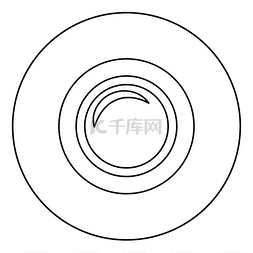 摄影相机镜头图片_相机镜头照片设备图标在圆形轮廓