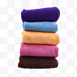 折叠毛巾图片_粉色毛巾纯棉干燥织物