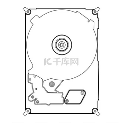 硬盘驱动器磁盘图标.. 硬盘驱动器