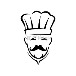 厨卫png格式图片_格鲁吉亚厨师厨师戴着无边帽帽子