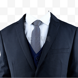 西装西装黑领带图片_胸像白衬衫黑西装有领带摄影图