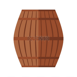 木桶图标装有钢圈的木桶木桶图标