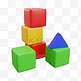 3DC4D立体彩色积木