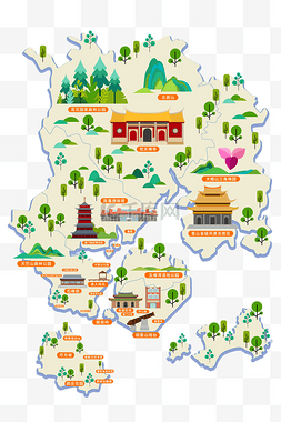 旅游城市厦门地图