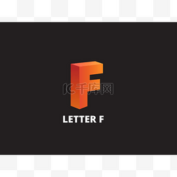 名片f图片_字母 F，标志图标设计模板。矢量