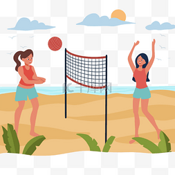 沙滩足球沙滩排球图片_沙滩排球运动比赛队