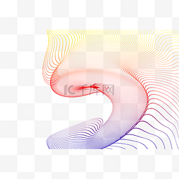 渐变曲线图片_旋转曲线