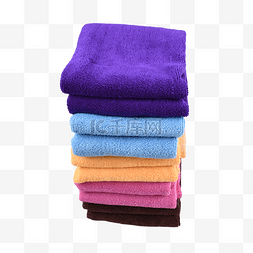 蓝色干燥淋浴家居毛巾
