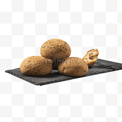 热乎乎的麻薯图片_美味面包