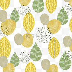 黄色树叶纹理图片_姜黄色树叶条纹莫兰迪植物边框