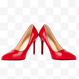 红色高跟鞋图片_女性红色高跟鞋