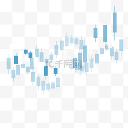股票k线图上升趋势商业投资市场