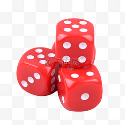 红色幸运骰子数字