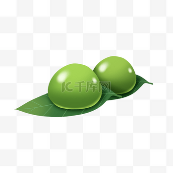 春季春天清明清明节习俗食物青团植物