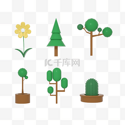 3d松树图片_3D植物
