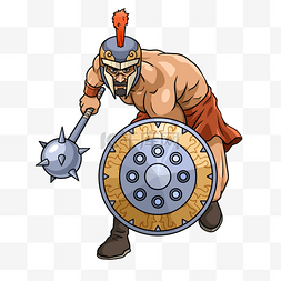 古罗马战锤斗士卡通