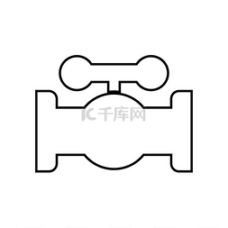 水龙头图片_阀门黑色图标