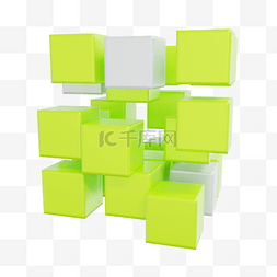 3DC4D立体方块正方形