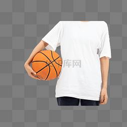 篮球图片_青年女子打篮球