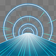 高科技沉浸式科技隧道透视空间圆圈
