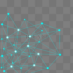 圆点线图片_科技大数据点线圆点线条