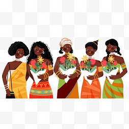 非洲妇女女人