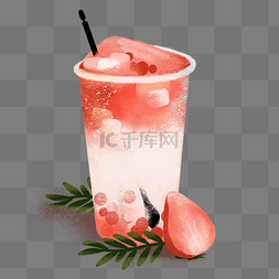 夏日草莓冰饮