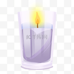 紫色美容香薰蜡烛