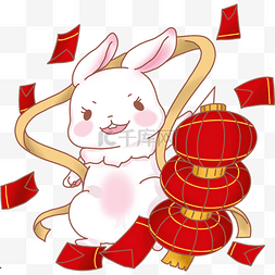 红包图片_新年春节兔年大吉
