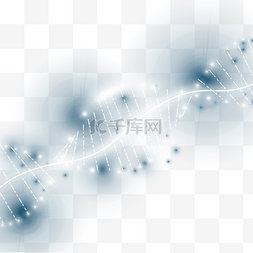 螺旋形意面图片_dna分子结构白色螺旋闪光颗粒