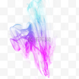 紫色火焰烟雾