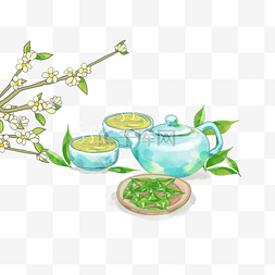 春茶节主图图片_春茶茶壶茶文化品茶喝茶