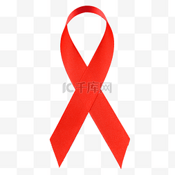 红丝带艾滋符号绸缎丝带