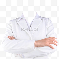 正装女式西服白西装白衬衫