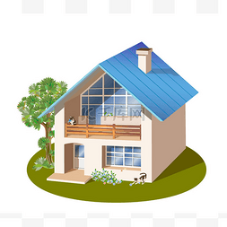 模型房子图片_模型的三个维度家庭房子
