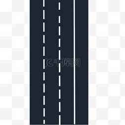 下沉车道图片_三车道的高速公路剪贴画