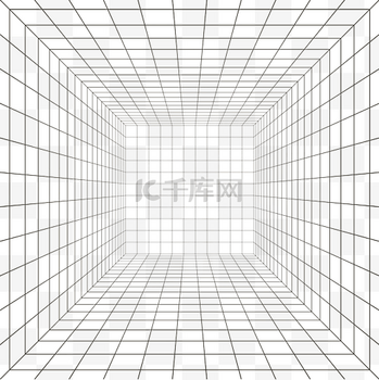 立体空间透视线条网格