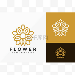 elegant图片_Elegant Flower Lotus  Logo Design, Minimalist
