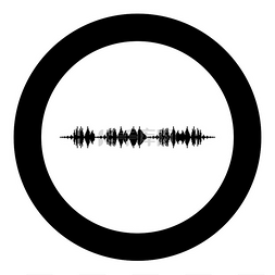 黑色的播放器图片_配乐脉冲音乐播放器音频波均衡器