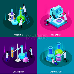 载体创新图片_疫苗开发等距设计概念与实验室研