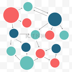 生产流程表图片_信息流程表抽象几何风格商务彩色