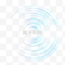 科技商务圆形星轨线条圆形