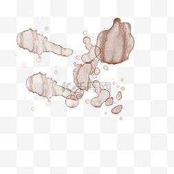 咖啡色图片_茶渍咖啡渍污渍棕色半透明