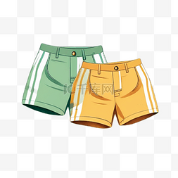 夏日度假装饰短裤沙滩裤