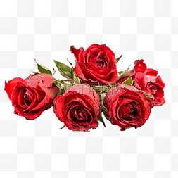 设计图片_高清免扣花卉摄影红玫瑰设计素材