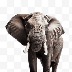 动物图片_一头大象免扣摄影动物